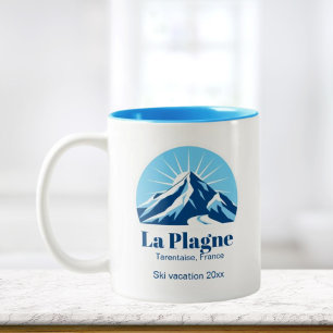 La Plagne Frankrike-skidsemester mugg
