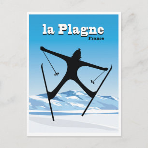 La Plagne, Frankrike Vykort