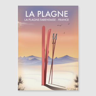La Plagne,La Plagne-Tarentaise, Frankrike ski post