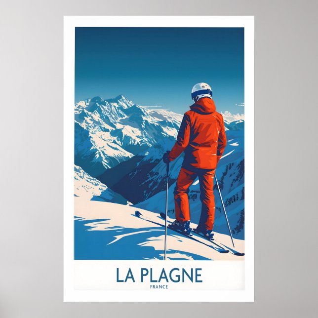 La Plagne Print 1 Poster (Framsidan)