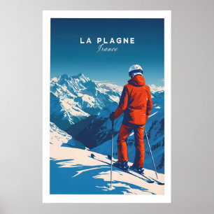 La Plagne Resaaffisch 1 Poster