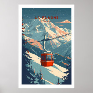 La Plagne Ski - Väggkonsttryck 1 Poster