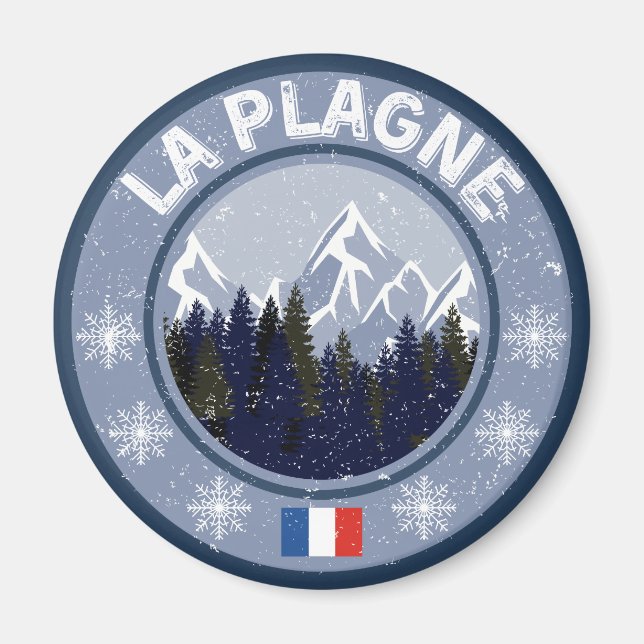 La Plagne Station de Ski Magnet (Framsidan)