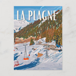 La Plagne Station de ski Vykort