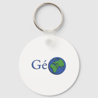 la planète terre - géographie nyckelring