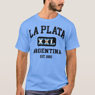 La Plata Argentina XXL Athletic Design T Shirt