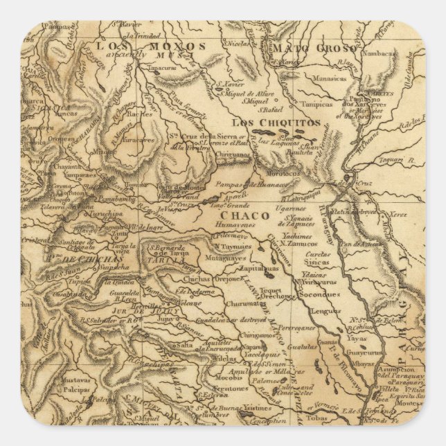 La Plata Fyrkantigt Klistermärke (Framsida)