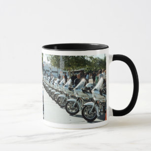 LA Polis motorcyklar USA Mugg