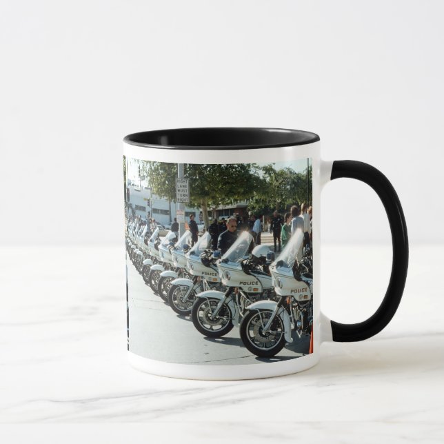 LA Polis motorcyklar USA Mugg (Höger)