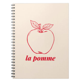 la pomme anteckningsbok