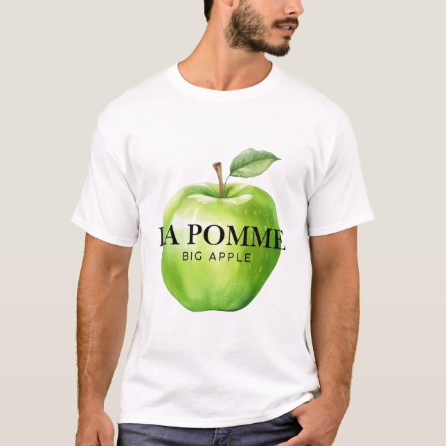 La pomme, big apple t shirt (Framsida)