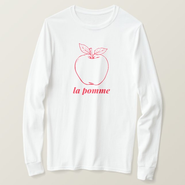 la pomme t shirt (Design framsida)
