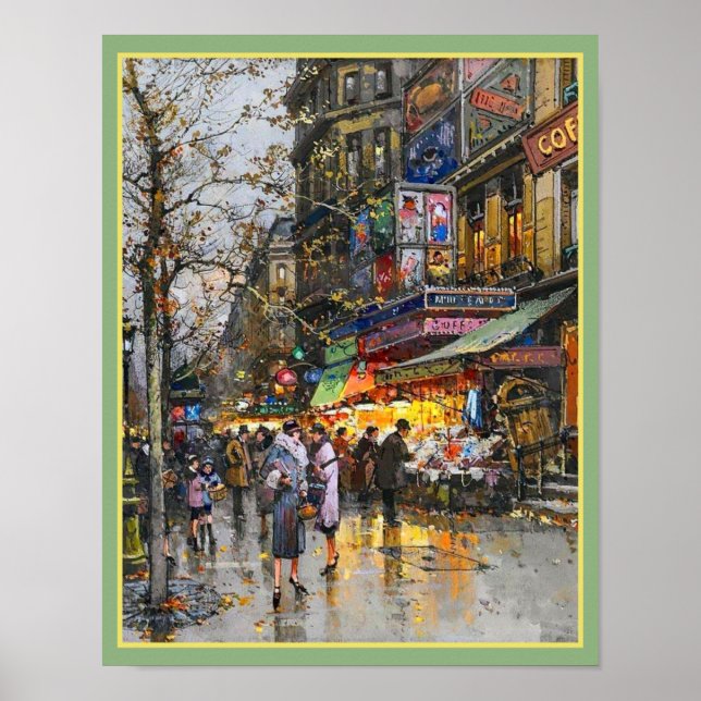 La Porte Saint-Martin Paris Poster (Framsidan)