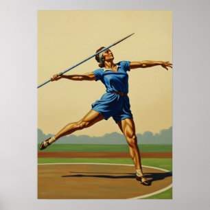 LA POUSSÉE DU JAVELOT (Javelin's Thrust) Poster