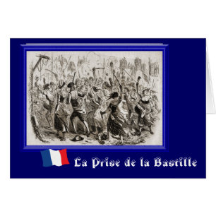 La price de la Bastille Hälsningskort