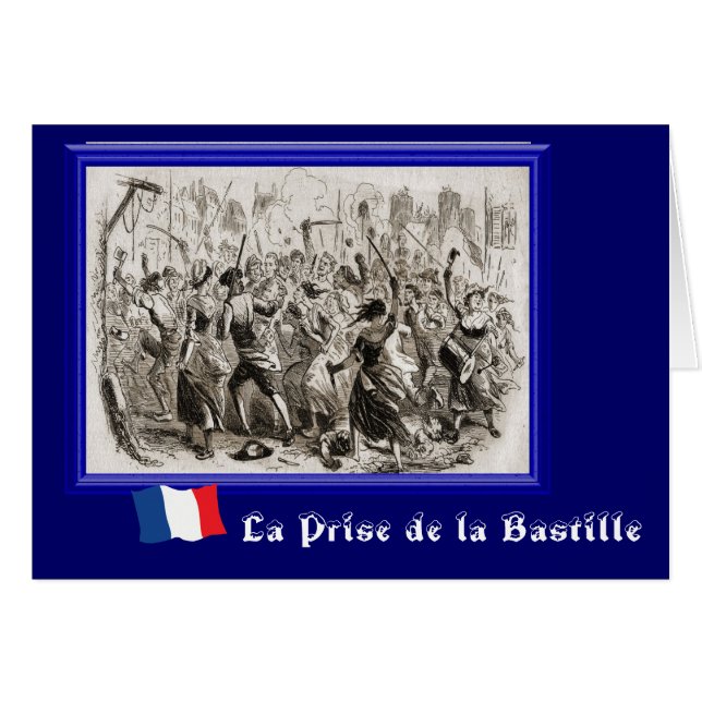 La price de la Bastille Hälsningskort (Framsidan Horizontal)