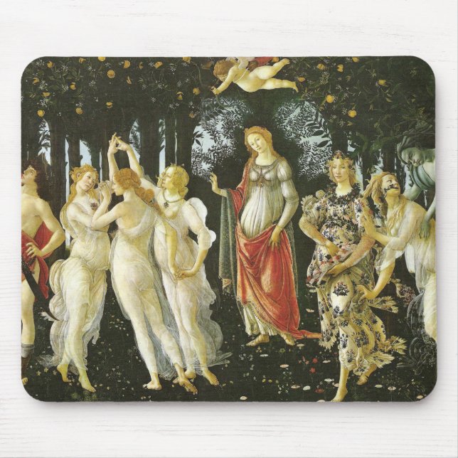 La Primavera av Sandro Botticelli Musmatta (Framsidan)