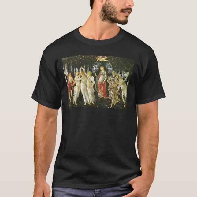 La Primavera av Sandro Botticelli T-shirt (Framsida)