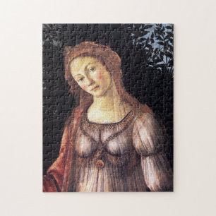 La Primavera i detalj av Sandro Botticelli Pussel