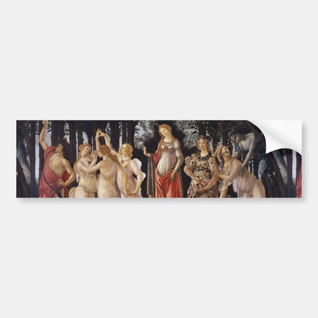 La Primavera (Vår) av Sandro Botticelli Bildekal (Framsidan)