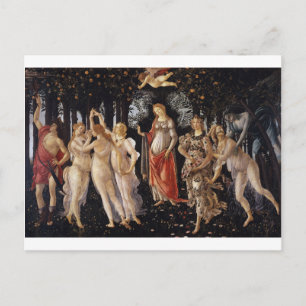 La Primavera (Vår) av Sandro Botticelli Vykort