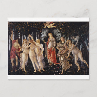 La Primavera (Vår) av Sandro Botticelli Vykort