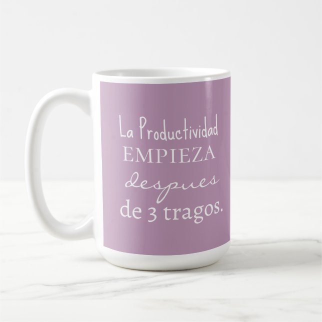 La productividad empieza despues de 3 tragos kaffemugg (Vänster)