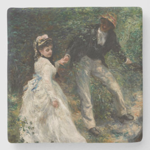 La Promenade Renoir Impressionism Painting Art Stenunderlägg