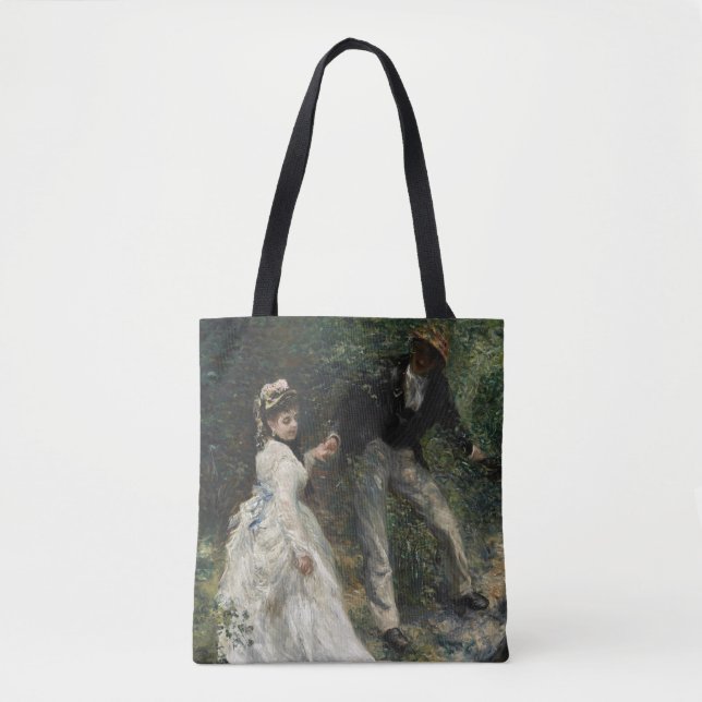 La Promenade Renoir Impressionism Painting Art Tygkasse (Framsida)