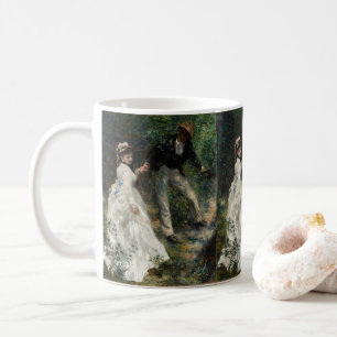 La Promenade Renoir Impressionist Painting Art Kaffemugg