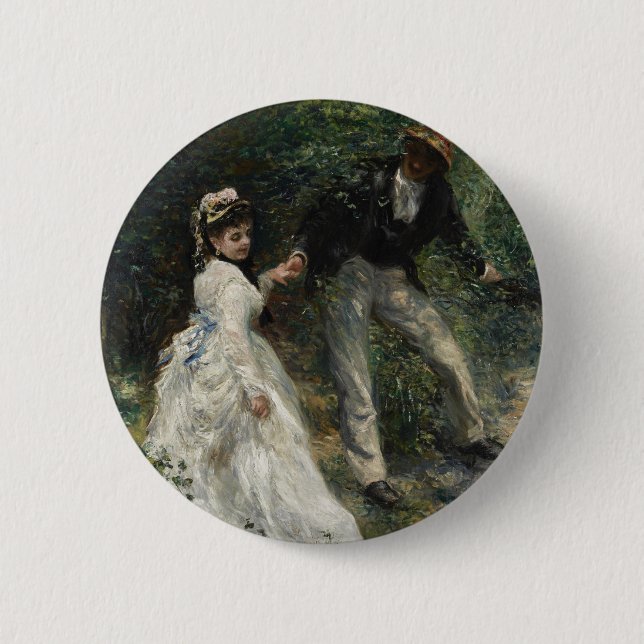 La Promenade Renoir Impressionist Painting Art Knapp (Framsida)