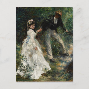 La Promenstra Renoir Painting Fine Art Postcard Vykort