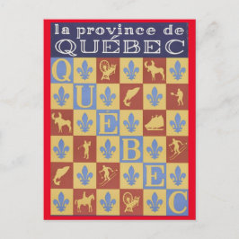 La province de Québec Vykort