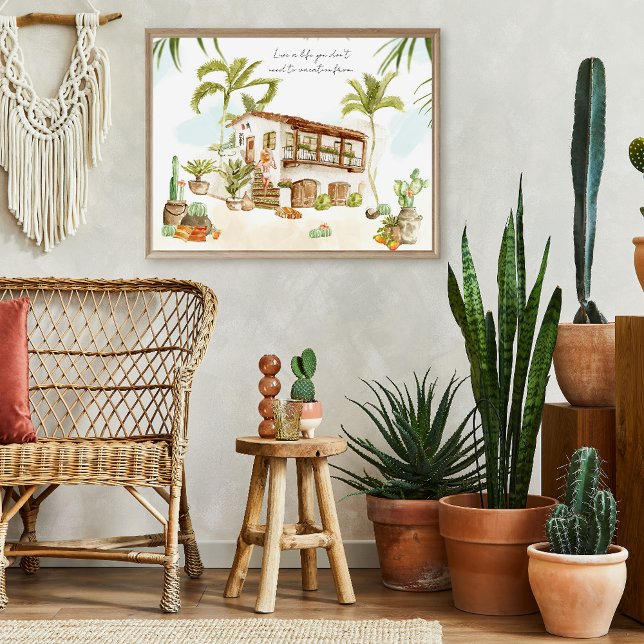 La Pura Vida | Trendig Retro Sommar Mexiko Poster (Skapare uppladdad)