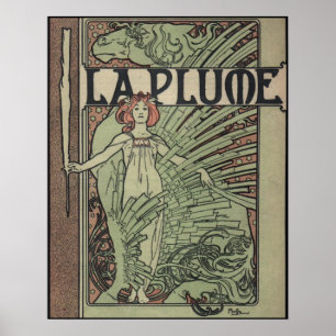 La putsar 1898 av Alfons Mucha Poster