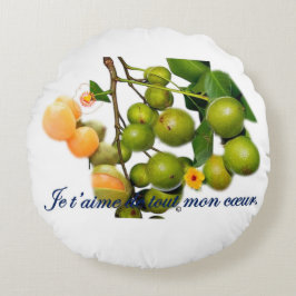 La quenette  rund kudde