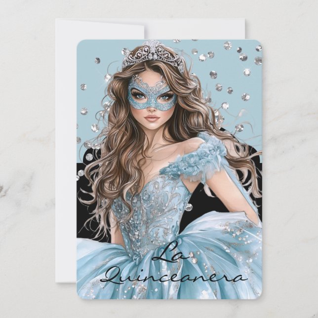 La Quinceañera-inbjudan Inbjudningar (Framsida)