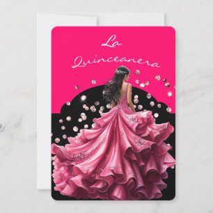 La Quinceanera-inbjudan Inbjudningar