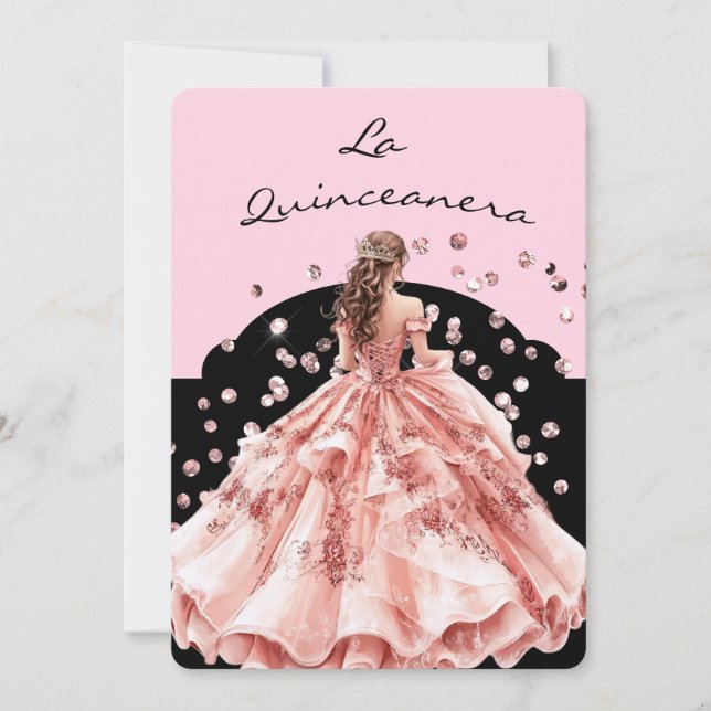 La Quinceanera-inbjudan Inbjudningar (Framsida)