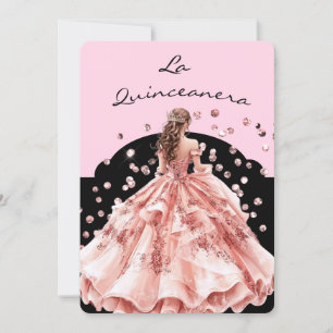 La Quinceanera-inbjudan Inbjudningar