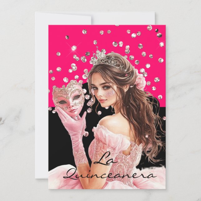 La Quinceanera-inbjudan Inbjudningar (Framsida)