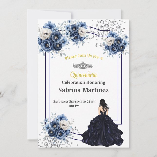 La Quinceanera-inbjudan Inbjudningar (Framsida)