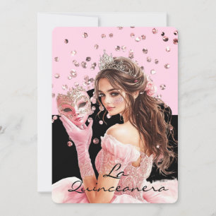 La Quinceanera-inbjudan Inbjudningar