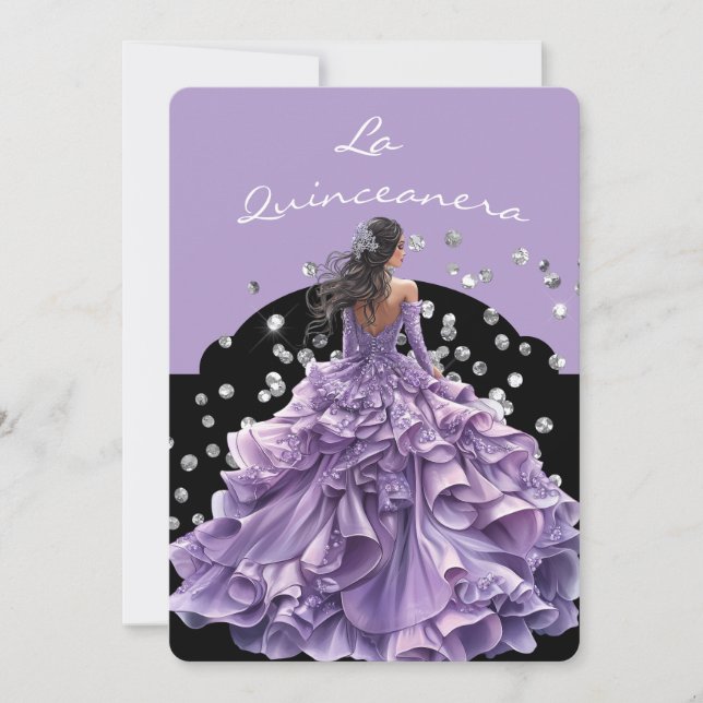 La Quinceañera-inbjudan Inbjudningar (Framsida)