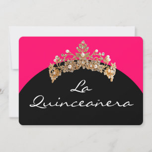 La Quinceanera-inbjudan Inbjudningar