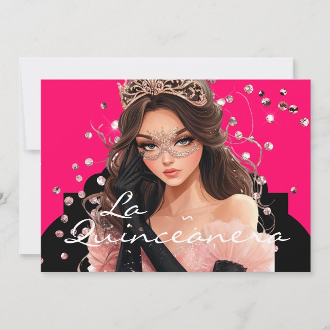 La Quinceanera-inbjudan Inbjudningar (Framsida)