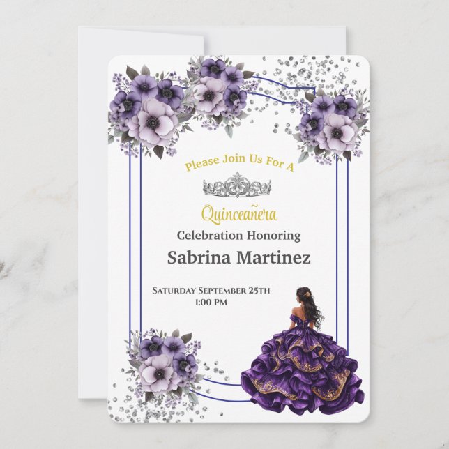 La Quinceanera-inbjudan Inbjudningar (Framsida)