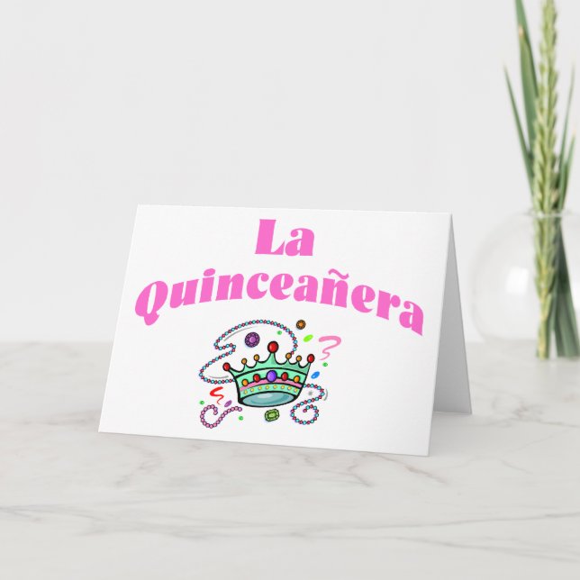 La Quinceanera Kort (Framsida)