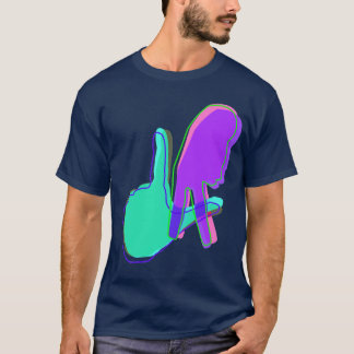 LA räcker undertecknar T-shirt