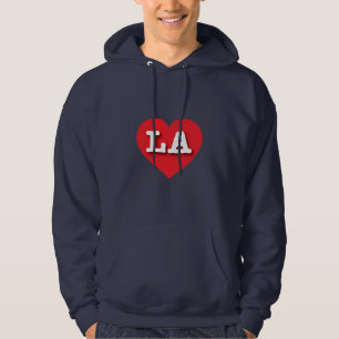 LA Red Heart - I kärlek LA Hoodie